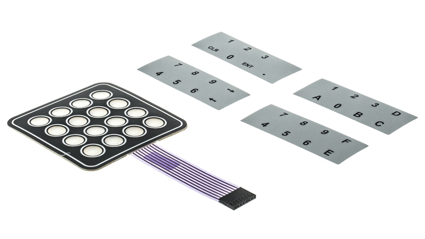 APEM 16 Key Membrane Keypad