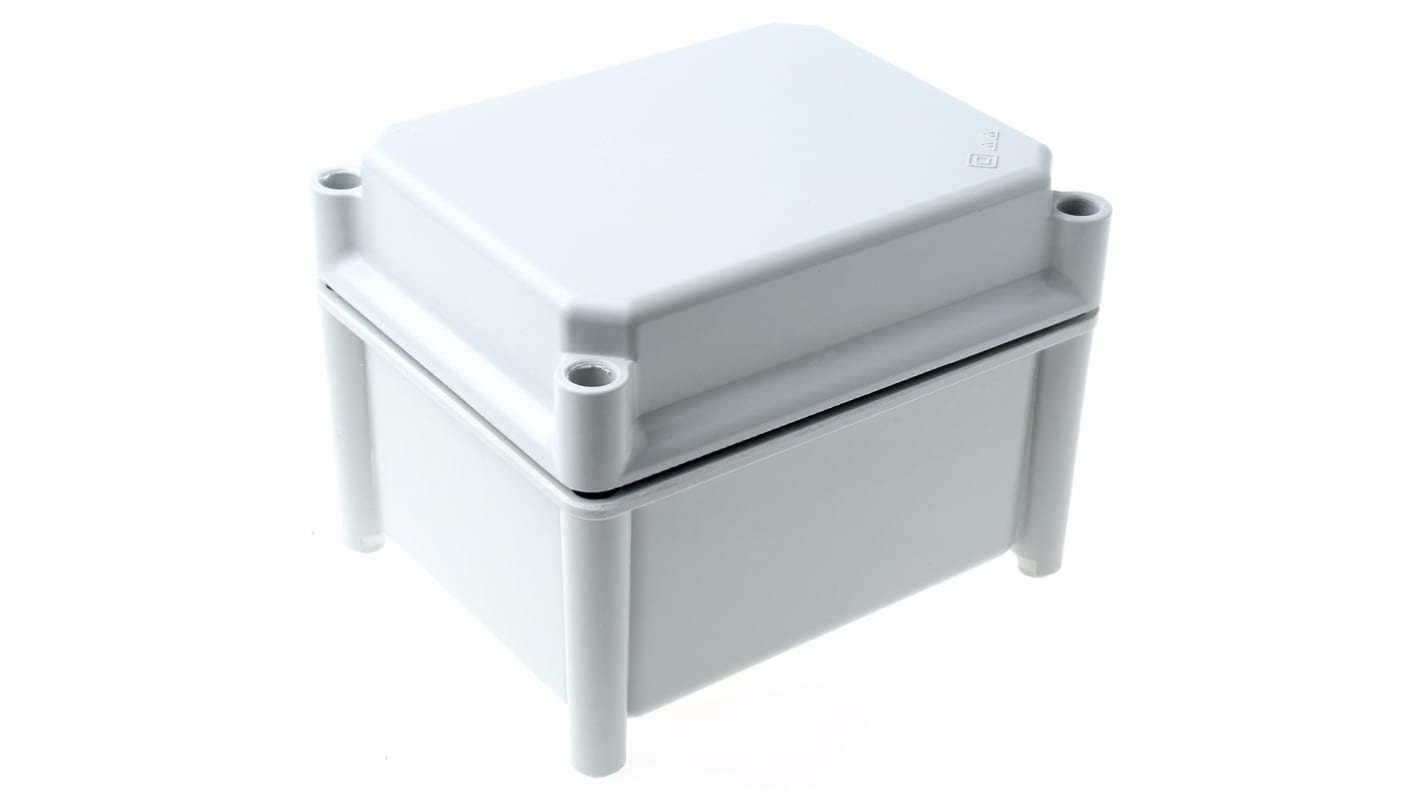 Caja RS PRO de Poliéster Gris, 150 x 185 x 130mm, IP67