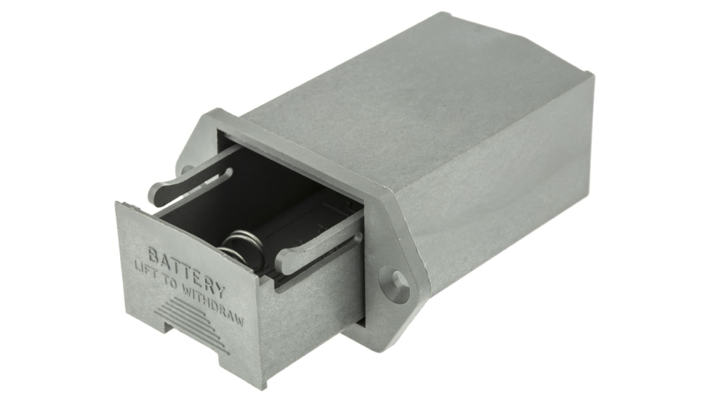Bateriový držák pro 1 montáž na panel Pájený kontakt