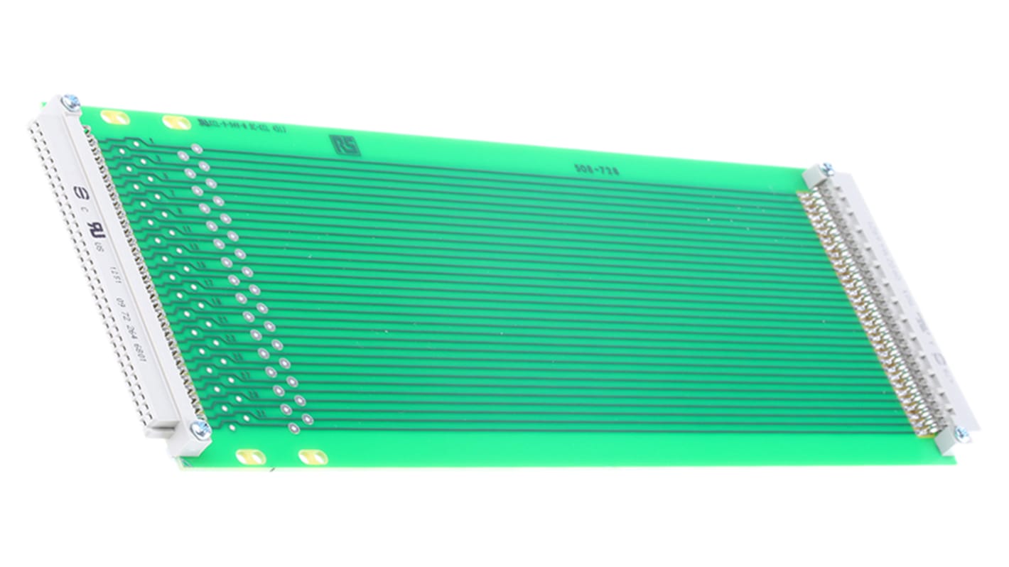 Vero Technologies Erweiterungsplatine DIN 41612 64-polig FR4 Epoxid Glasfaser-Laminat 2-seitig 281.6 x 100 x 1.6mm