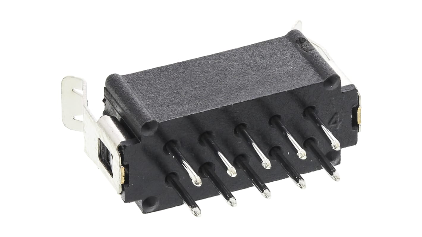Conector macho para PCB HARWIN serie Datamate L-Tek de 10 vías, 2 filas, paso 2.0mm, para soldar, Montaje en orificio