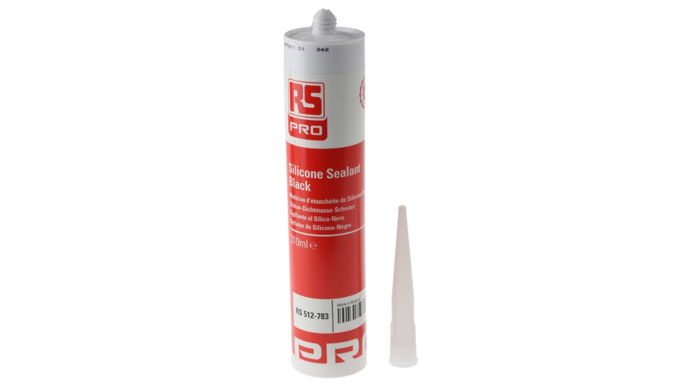 RS PRO Black Sealant Paste 310 ml Cartridge