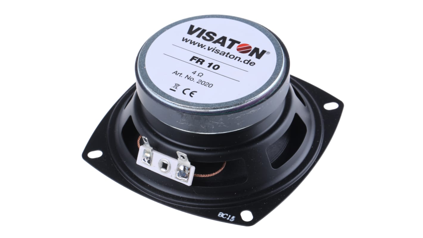 Visaton 105mm dia 30W nom Full Range Speaker Driver, 4Ω, 80 Hz → 20 kHz