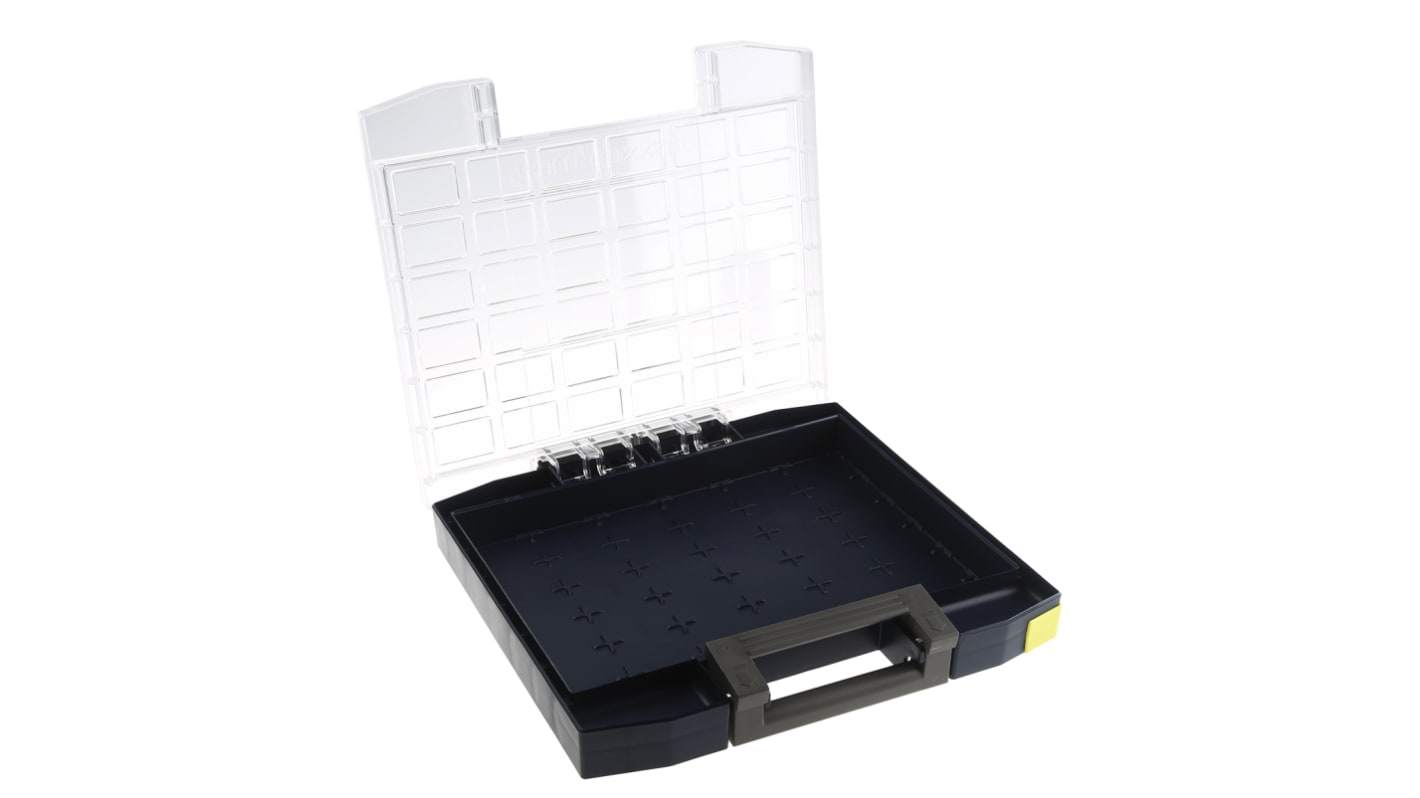 Caja organizadora Raaco de PC, PP Gris, 354mm x 323mm x 55mm