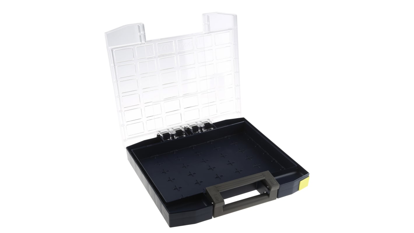 Raaco Grey PC, PP Compartment Box, 55mm x 354mm x 323mm