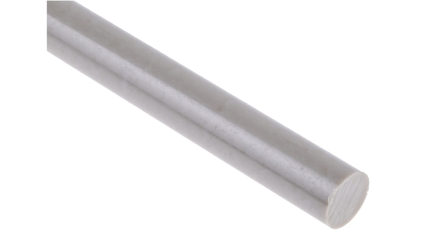 RS PRO PEEK-Rundstab, PEEK Beige 1.32g/cm³, Ø 12mm x 300mm