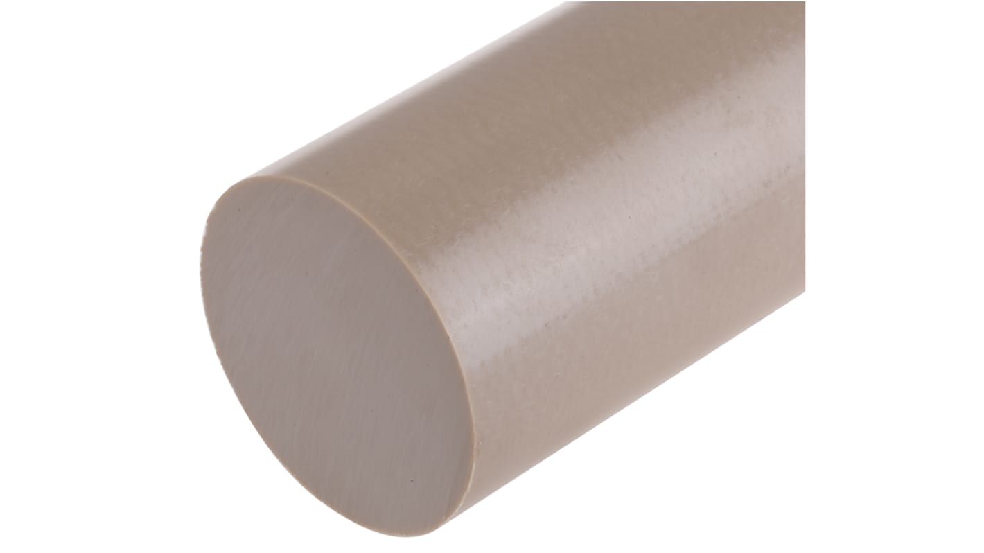 RS PRO PEEK-Rundstab, PEEK Beige 1.49g/cm³, Ø 50mm x 300mm