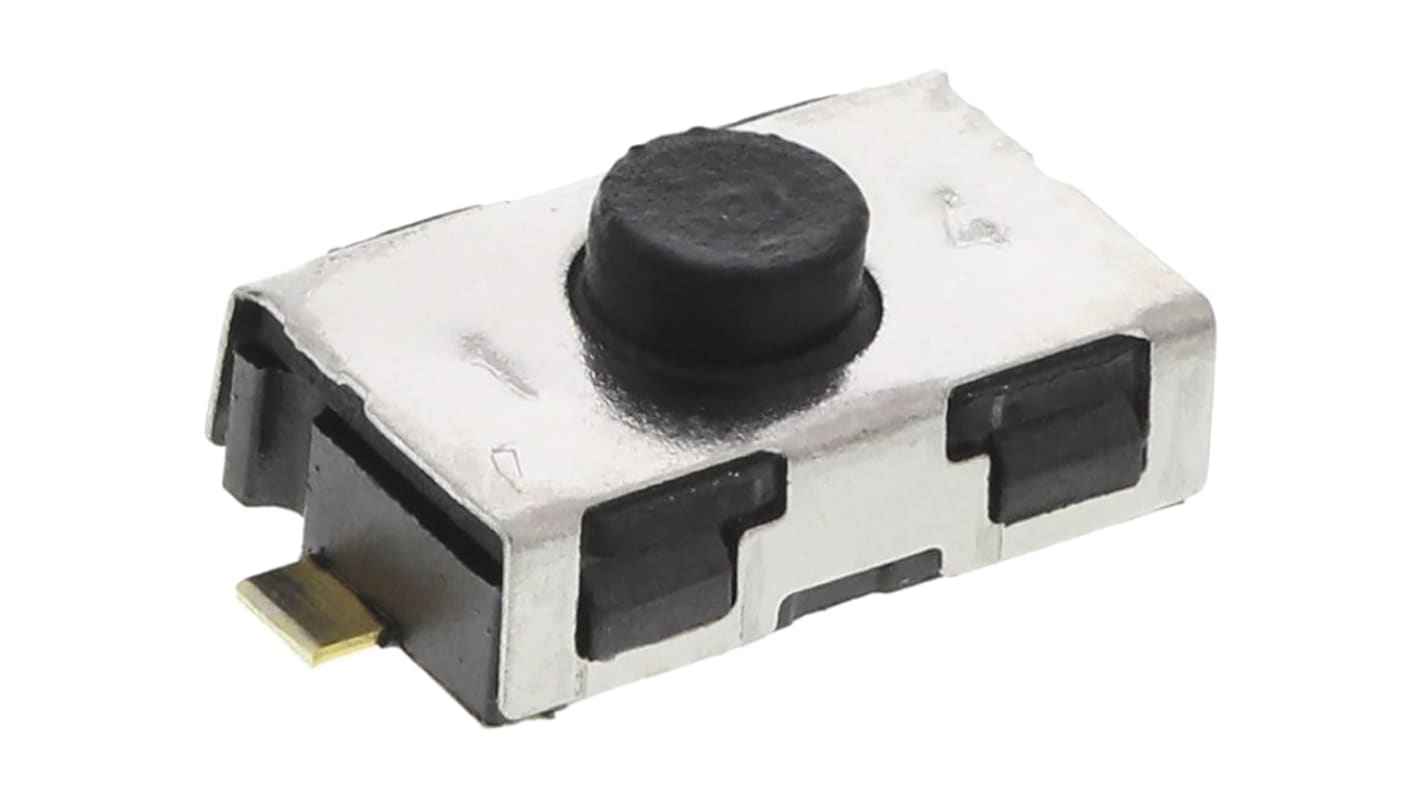 IP50 Button Tactile Switch, SPST 50 mA @ 32 V dc 0.8mm