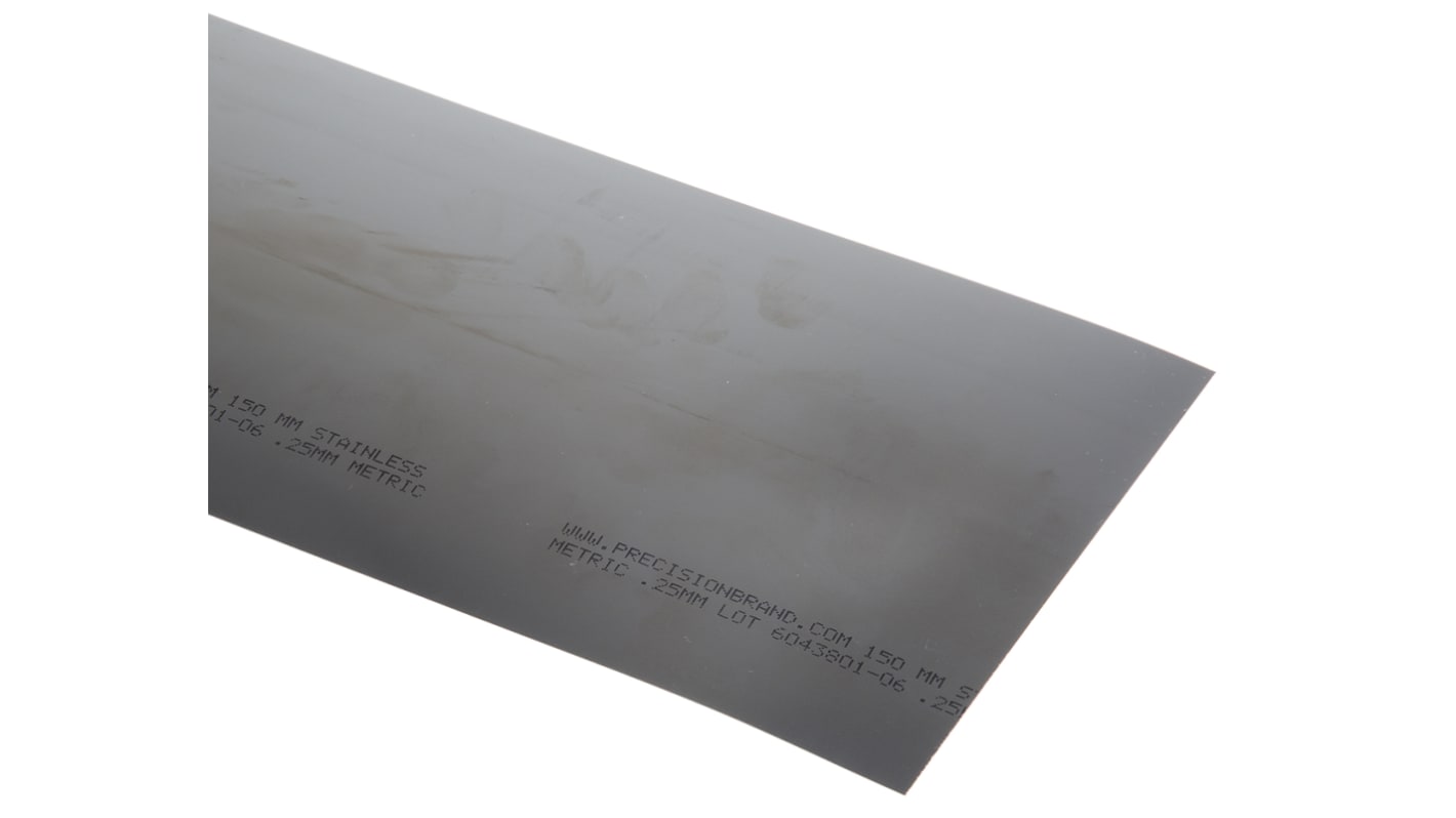 Steel Shim, 1.25m x 150mm x 0.25mm RS