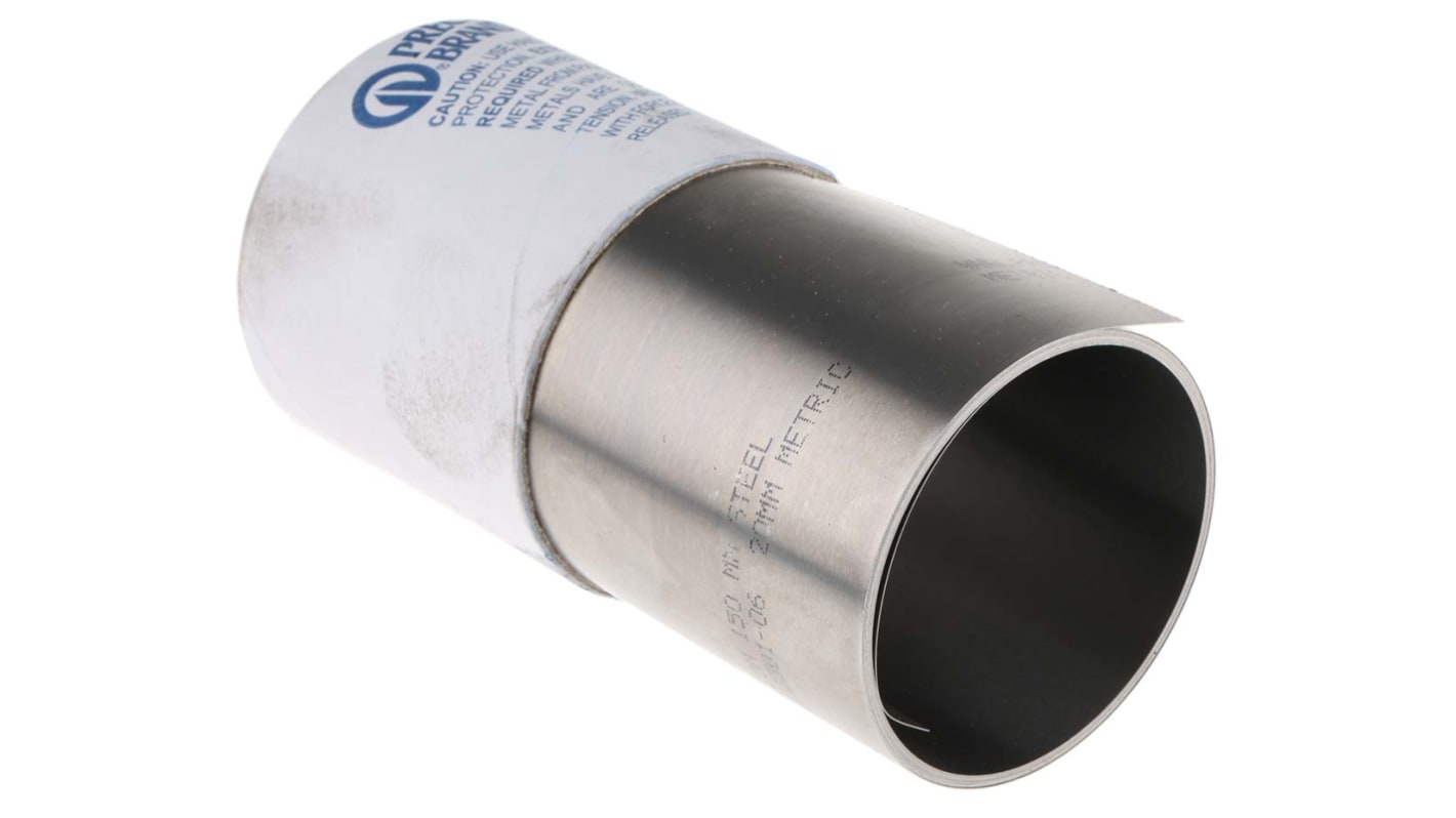 Steel Shim, 2.5m x 150mm x 0.2mm RS