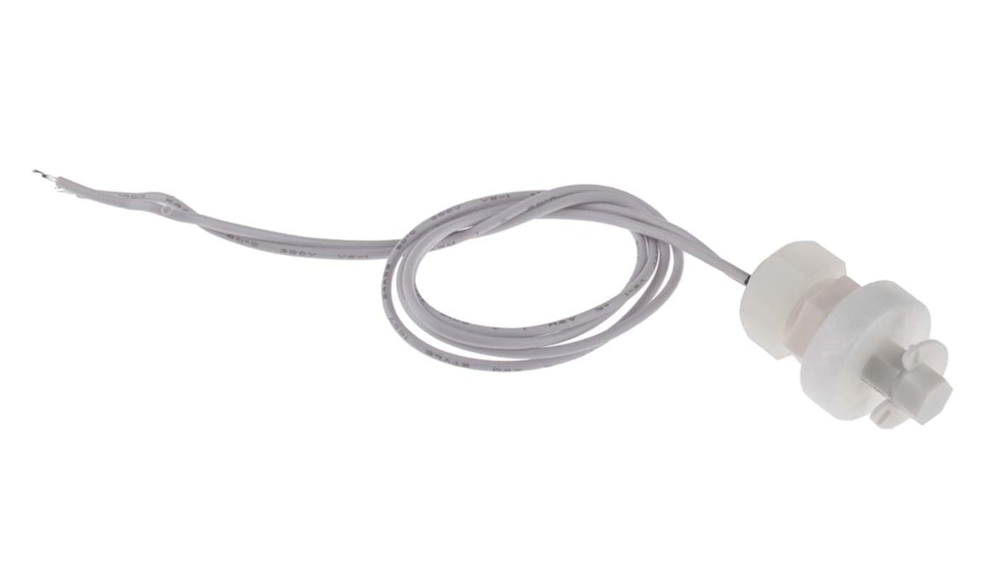 RS PRO Vertical PP Float Switch, Float, 300mm Cable, Direct Load, 130V ...
