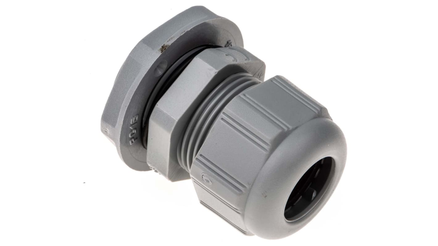 0 980 24 Legrand Grey Polyamide Cable Gland, PG16 Thread, 10mm Min, 14mm Max, IP68 RS