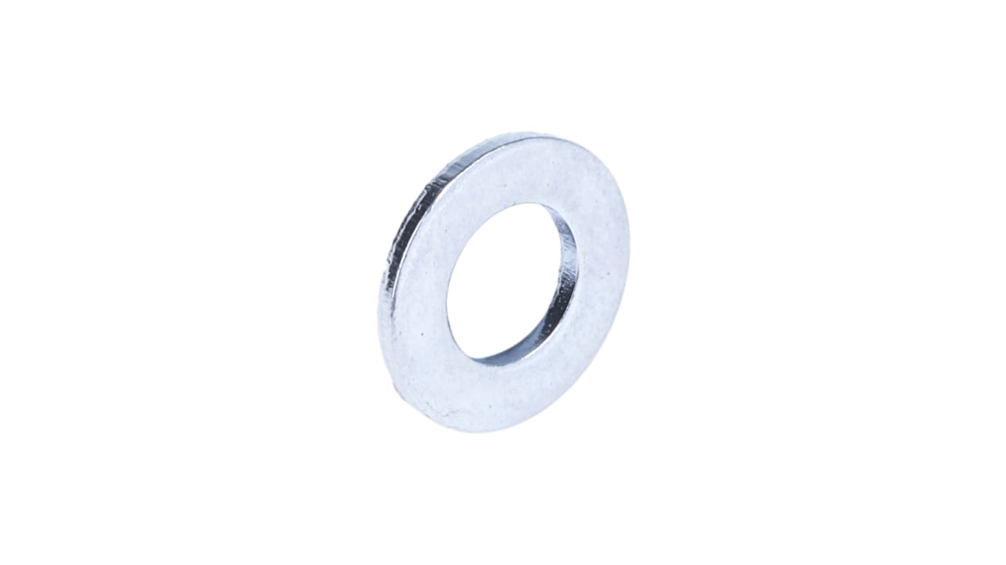 Bright Zinc Plated Steel Plain Form A Washers, M5, DIN 125A