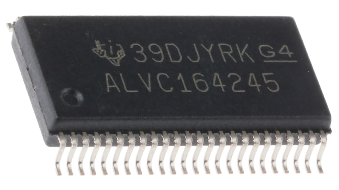 Texas Instruments Dual Bustransceiver Bus Transceiver ALVC 16-Bit Non-Inverting, SMD 48-Pin SSOP