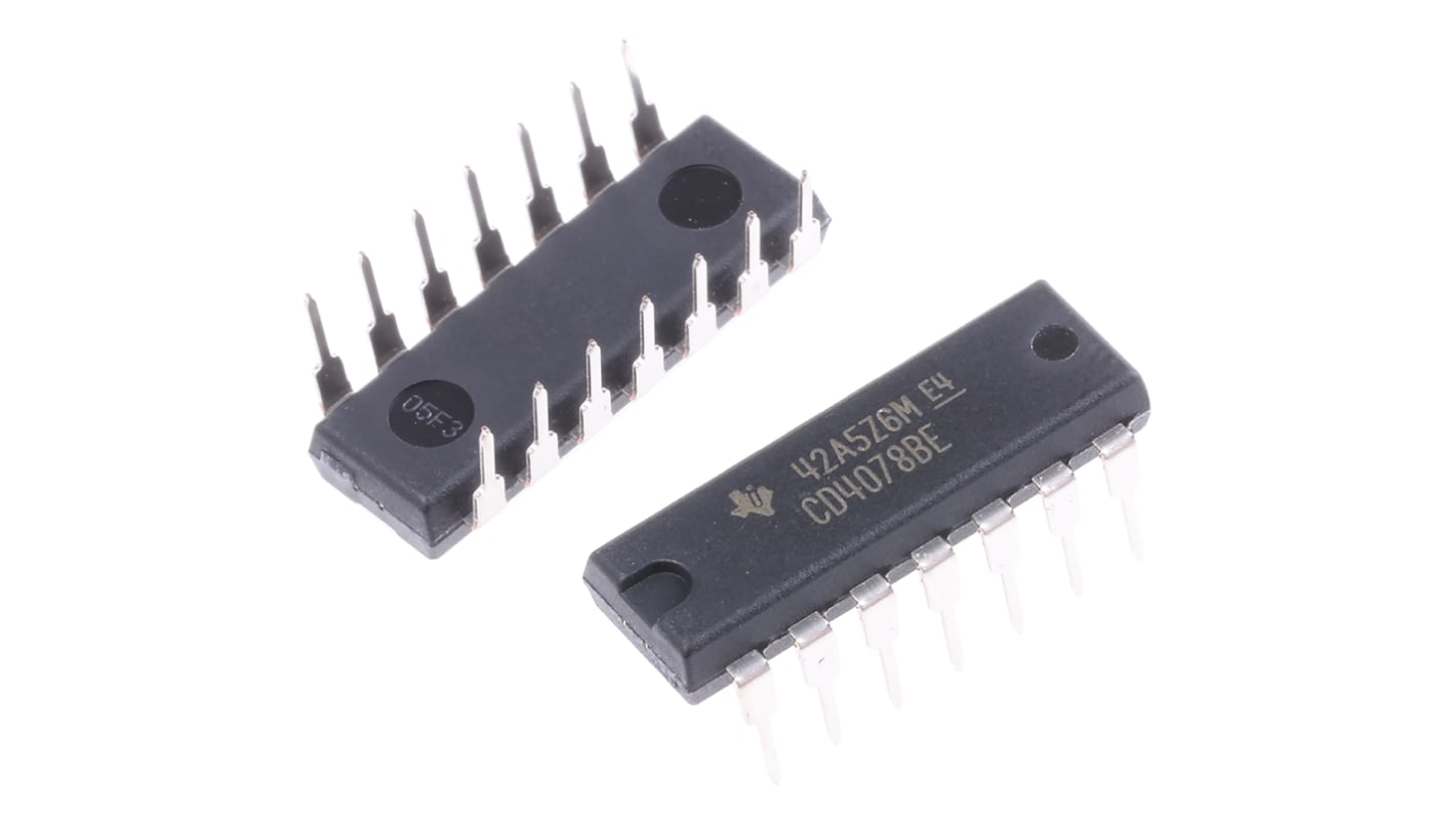 Texas Instruments CD4078BE 8-Input OR/NOR Logic Gate, 14-Pin PDIP