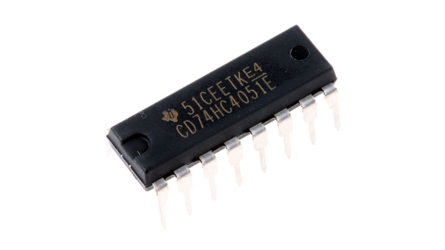 Texas Instruments Multiplexer/Demultiplexer, 16-Pin, PDIP, 3 V, 5 V- einzeln, ±3V- bipolar