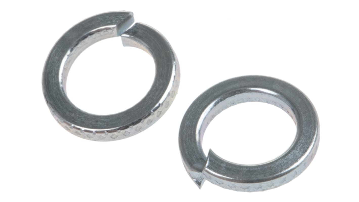 ZnPt steel 1 coil spring washer,M6 RS