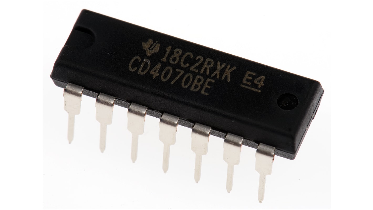 Lot De 10 Portes Logiques XOR CD74HCT86E De RCA - PDIP-14, Pour Montages électroniques