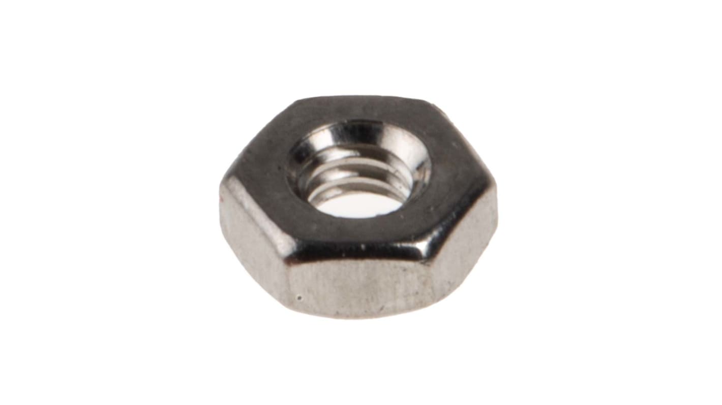 Tuerca hexagonal M2 RS PRO de acero inoxidable A2 304, anch. 4mm, alt. 1.6mm