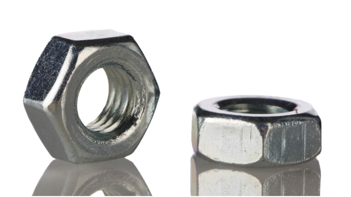 RS PRO Stainless Steel, Hex Nut, M4