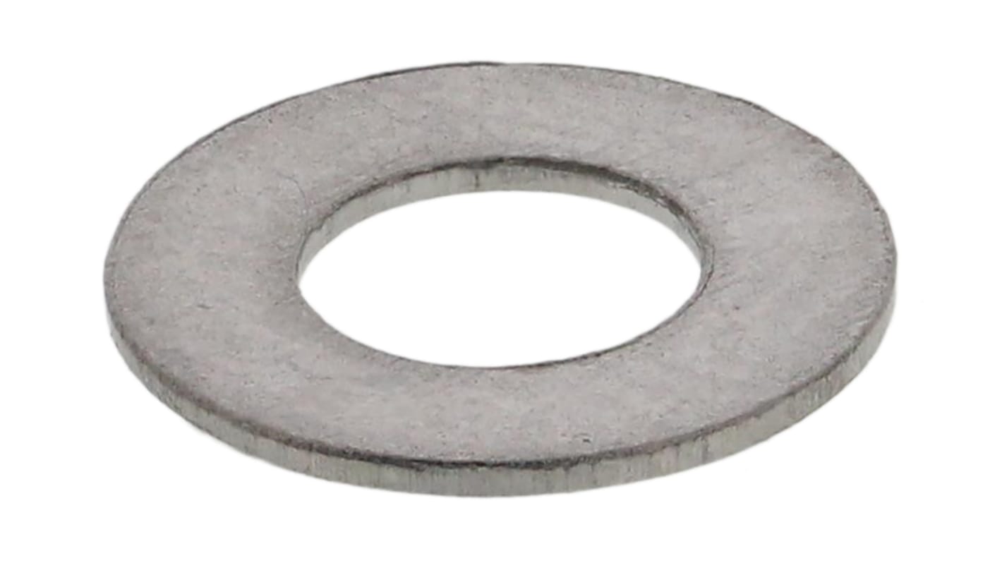 RS PRO Unterlegscheiben für M3.5 Schrauben A2 304 A-Form, 0.5mm x 3.7mm x 8mm, Edelstahl