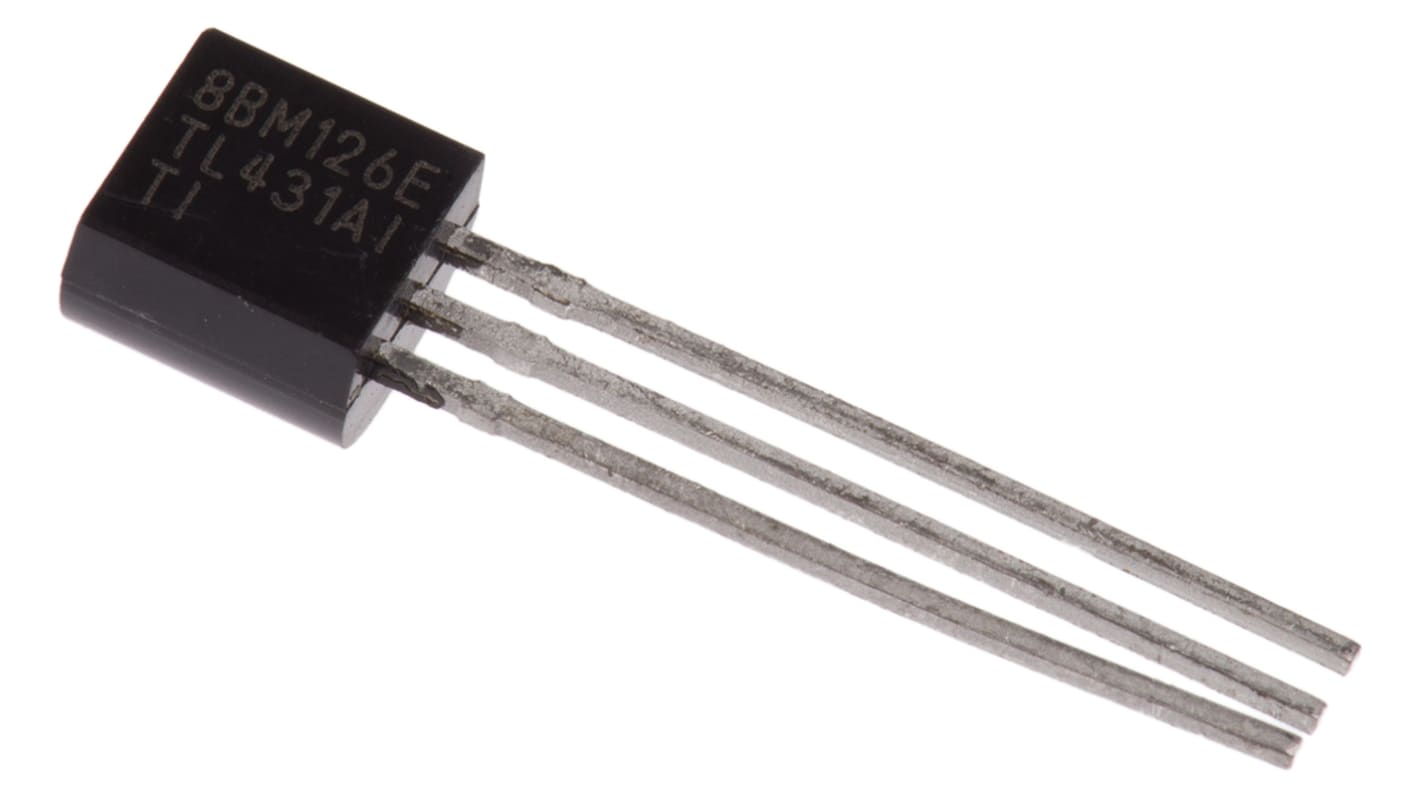 Texas Instruments Spannungsreferenz, 2.5 - 36V TO-92, 37 V max., Einstellbar, 3-Pin, ±1.0 %, Shunt, 100mA