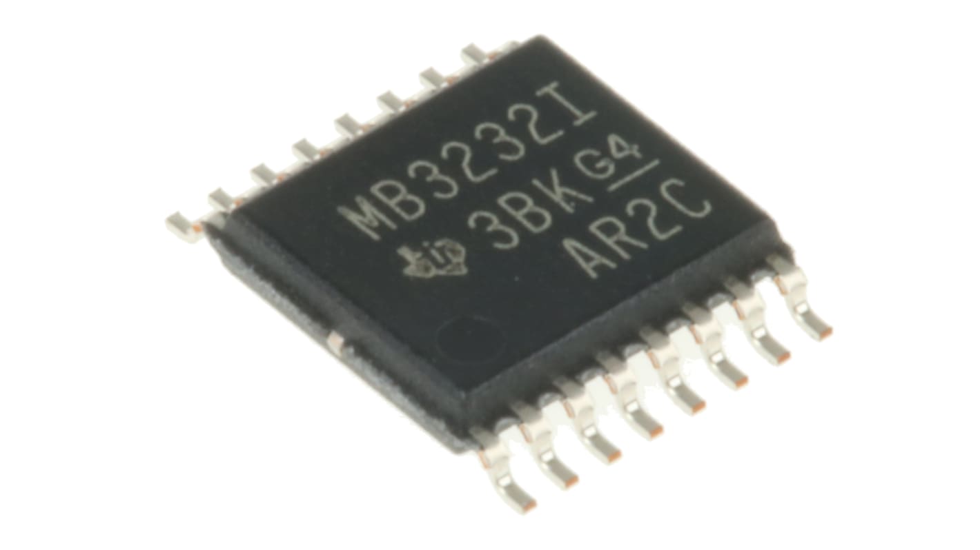 Texas Instruments MAX3232IPW Line Transceiver, 16-Pin TSSOP