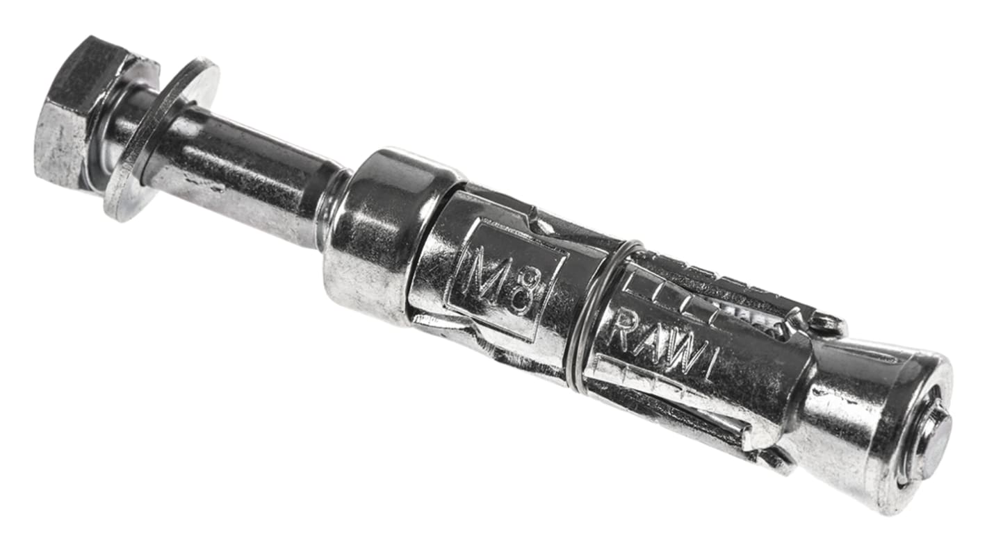 Fixation pour maçonnerie RawlPlug, en Acier M8, 14mm x 80mm