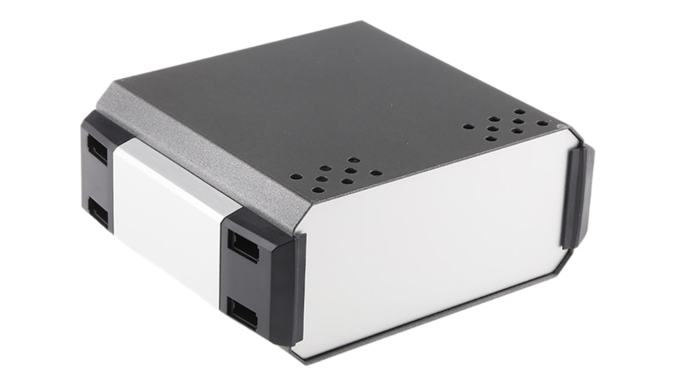 Caja para instrumentación CAMDENBOSS de Aluminio Gris, con asa, ventilada, 171.6 x 145 x 70.4mm