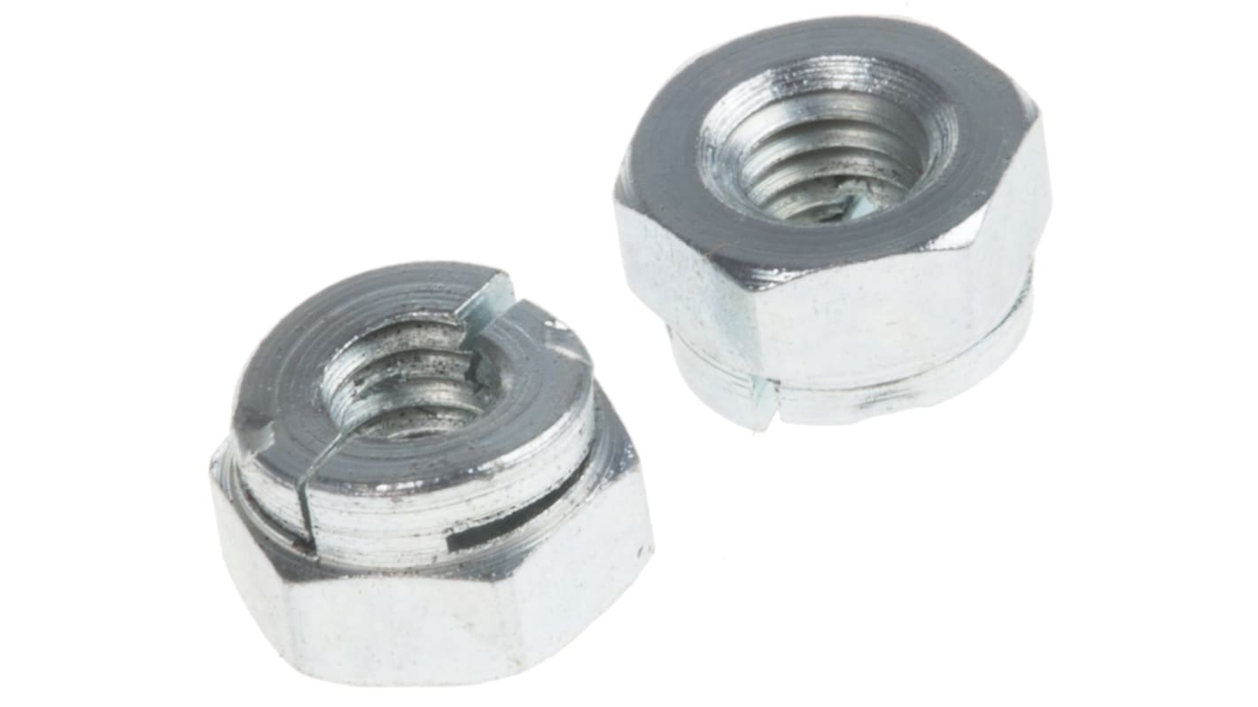 Aerotight, Bright Zinc Plated Steel Lock Nut, M3