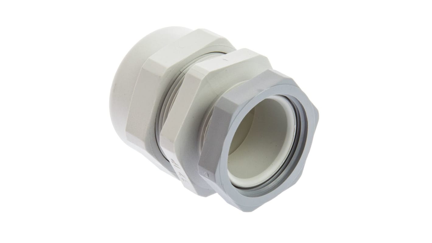 SIB WADI-TEC Kabelverschraubung, M32 PA 6 Grau 15mm/ 24.5mm, IP68