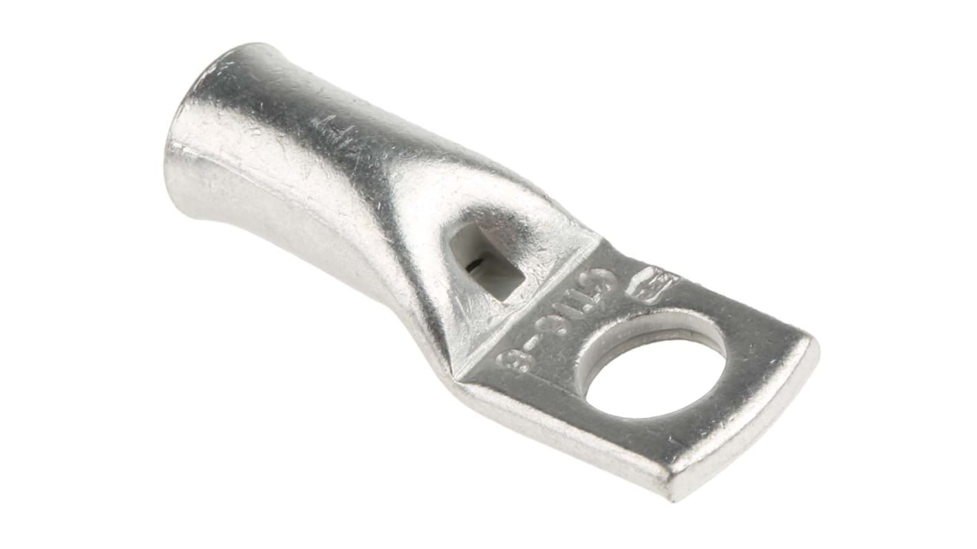 RS PRO Uninsulated Ring Terminal, M6 Stud Size to 16mm² Wire Size