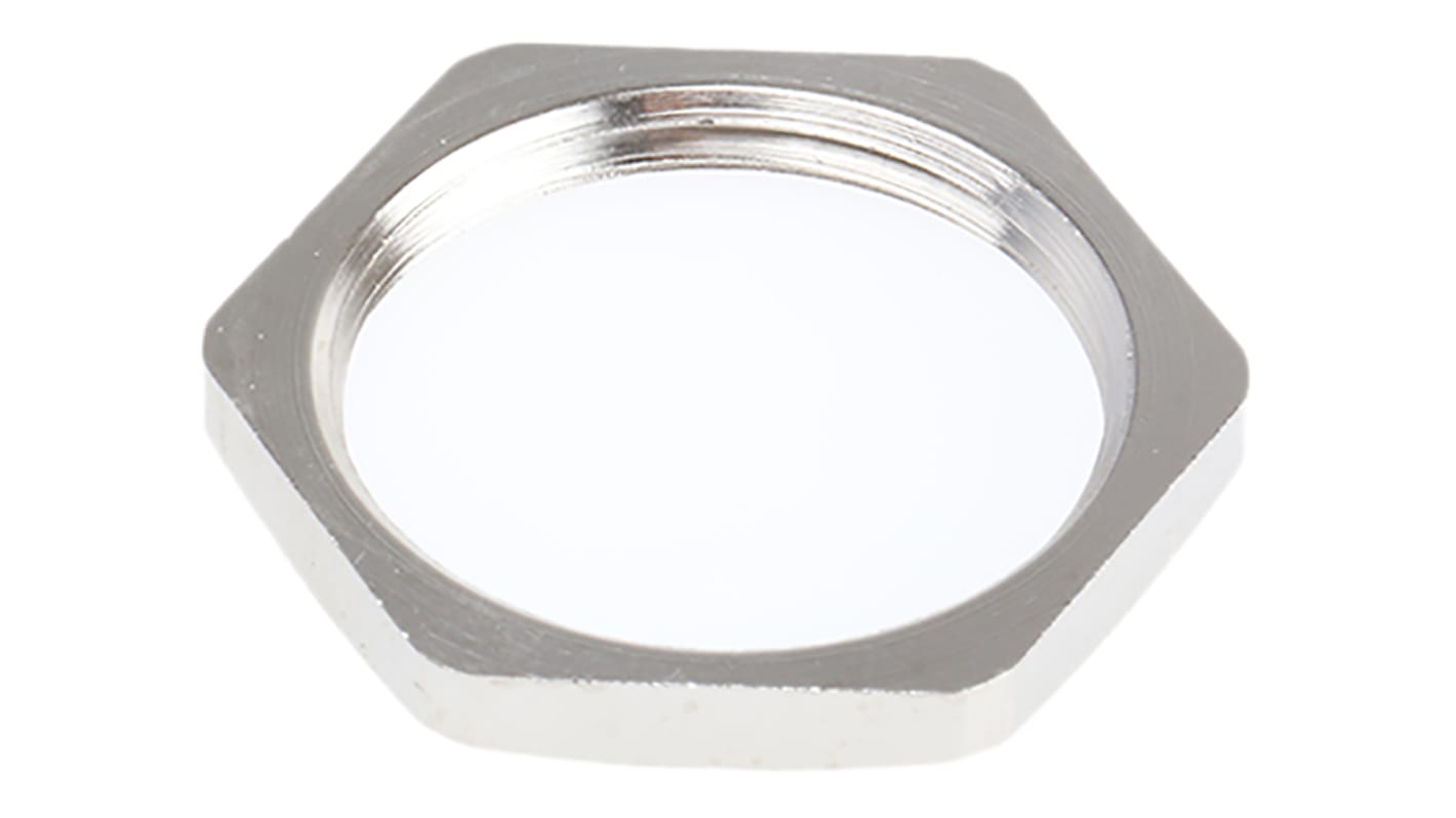 SIB ケーブルグランドロックナット,材質：ニッケルめっき真鍮,ネジ径 PG16