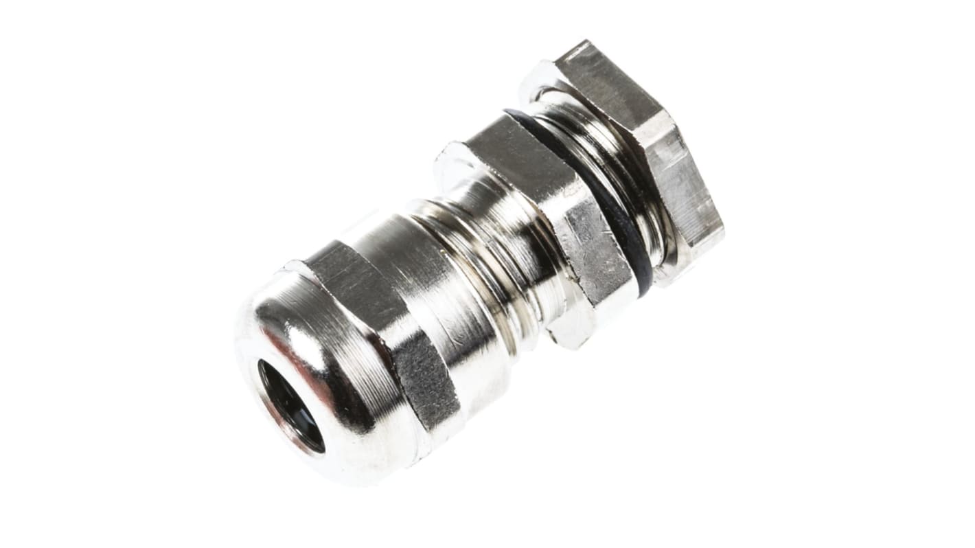 C5007000R SIB SIBTEC Series Metallic Nickel Plated Brass Cable Gland