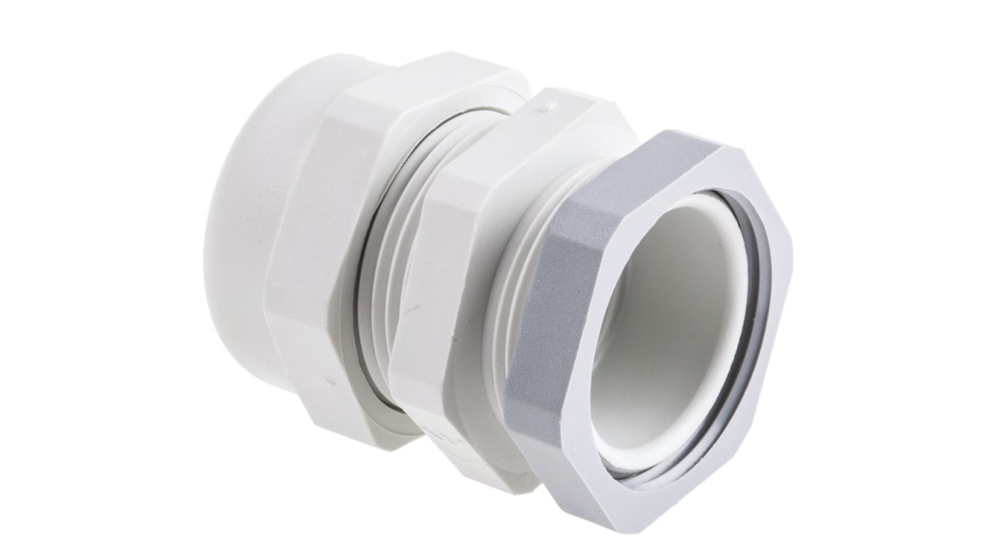 SIB WADI-TEC Kabelverschraubung, PG21 PA 6 Grau 11.5mm/ 18mm, IP68