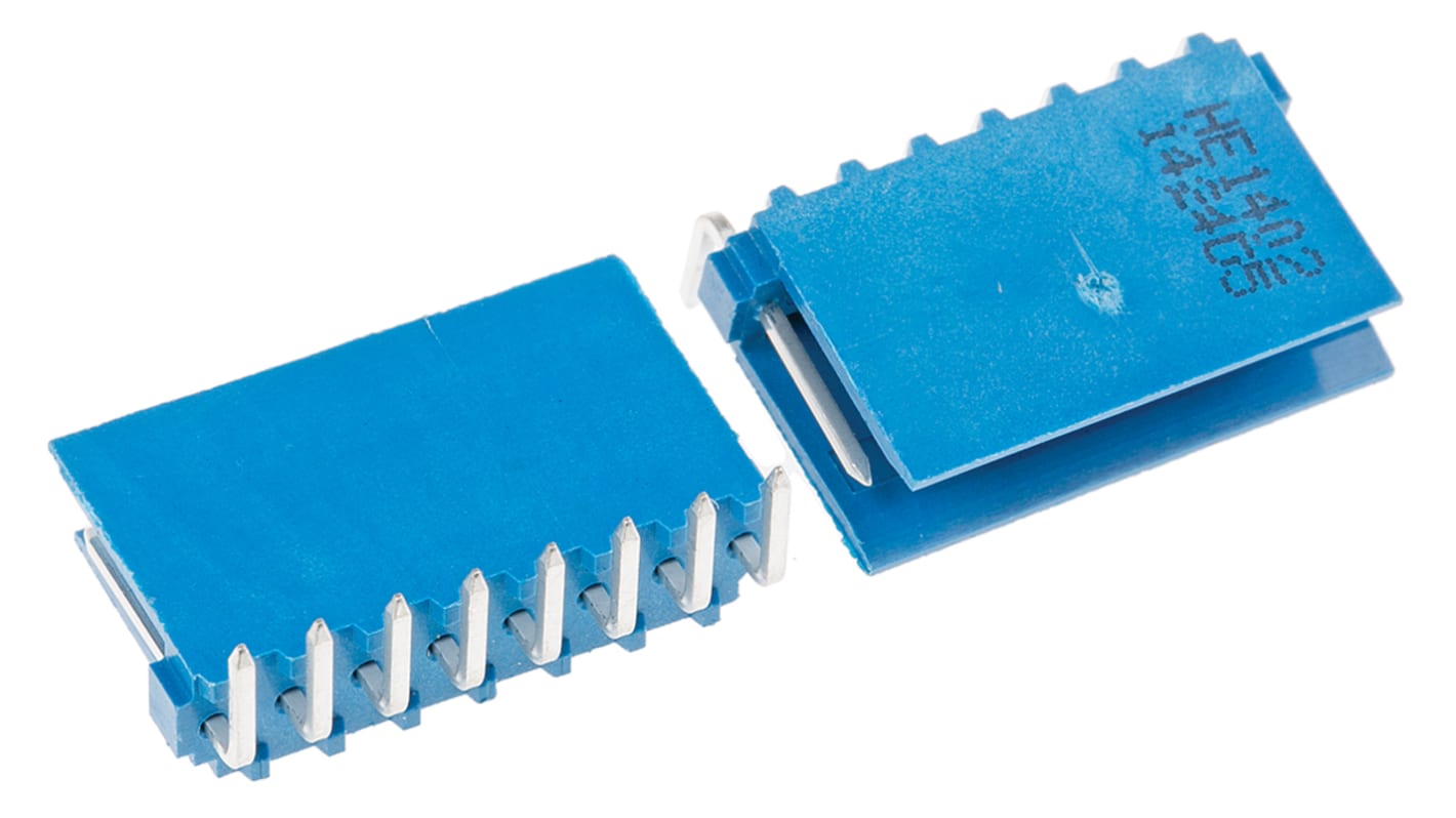 Embase pour CI TE Connectivity, AMPMODU HE14, 8 pôles , 2.54mm 1 rangée, 3.0A, Angle droit