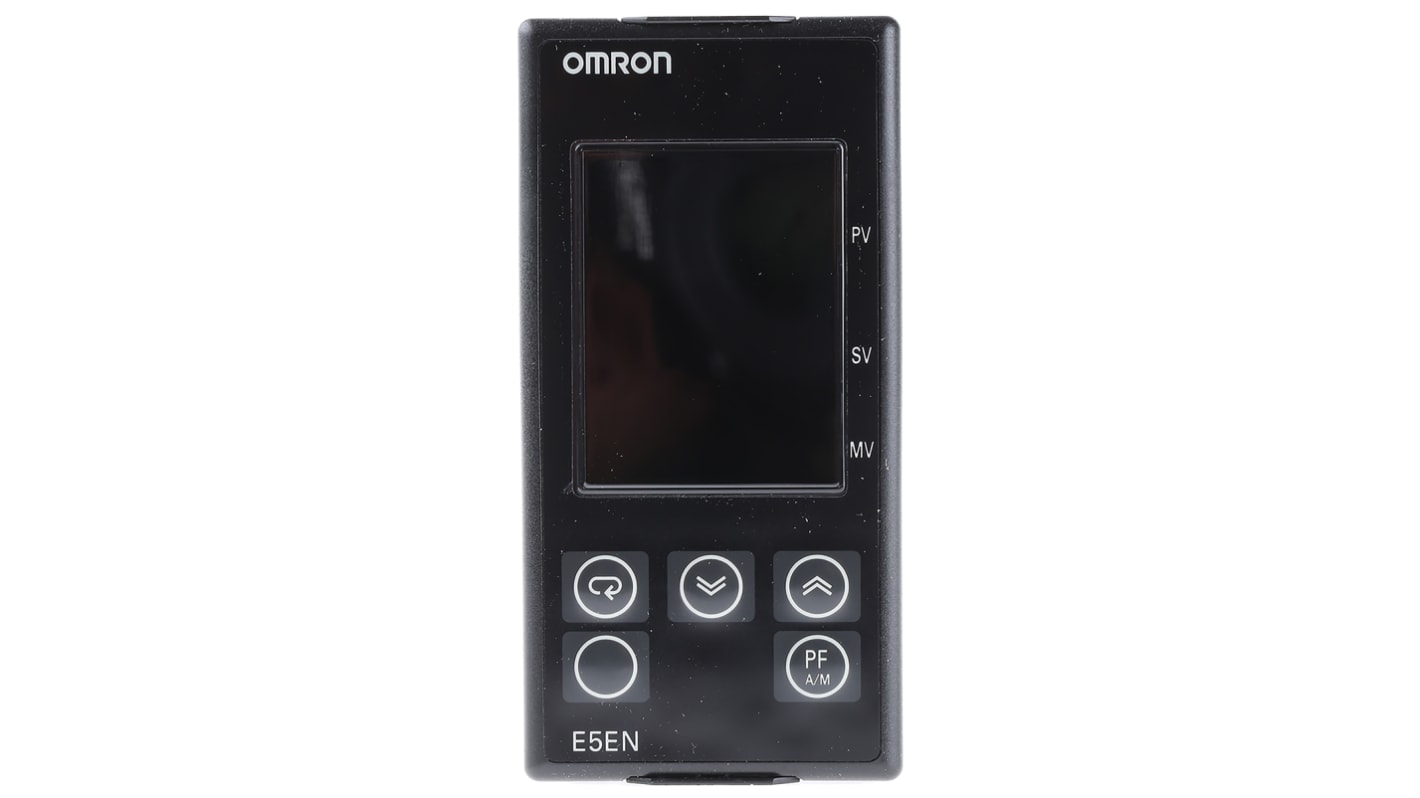 Omron E5EN PID Temperaturregler, 3 x Relais Ausgang/ Widerstandsthermometer, Thermoelement Eingang, 100 → 240