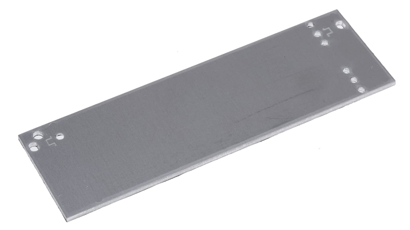 Panel Frontal 3U RS PRO de Aluminio Gris