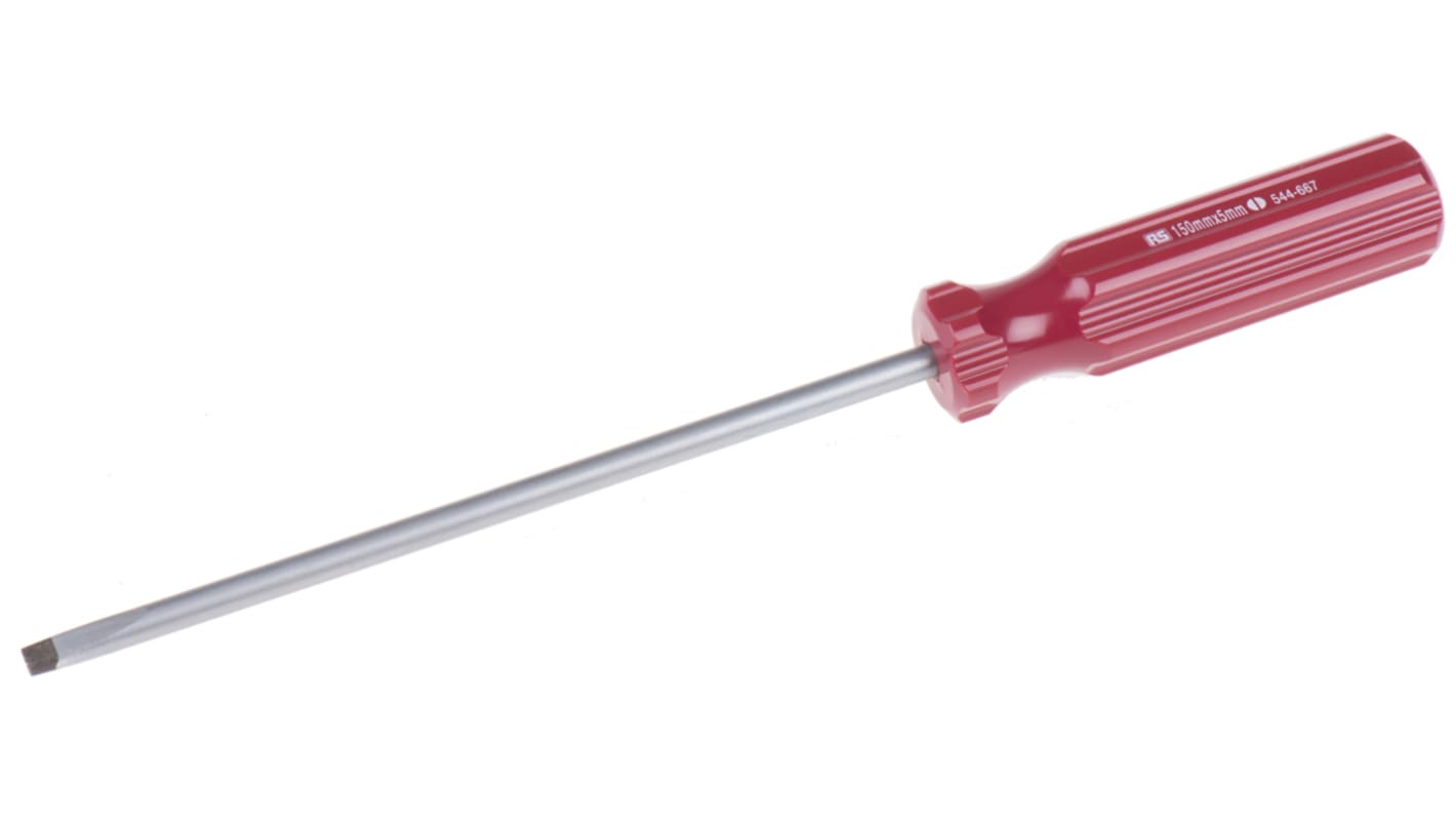 RS PRO Slotted Screwdriver, 3/16 in Tip, 150 mm Blade