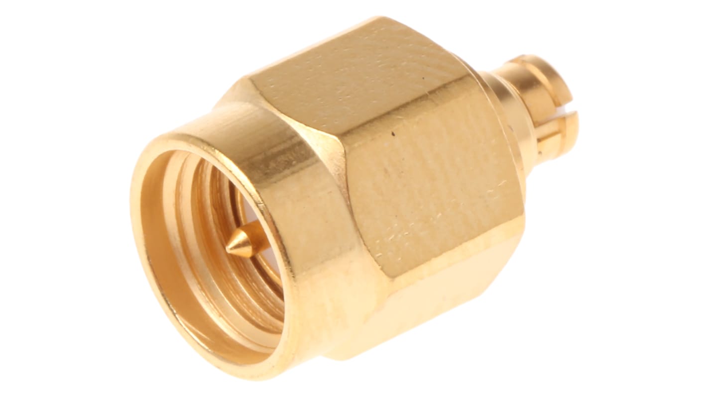 Adaptateur R Radiall SMA Mâle vers SMP Femelle, Droit, 50Ω 18GHz