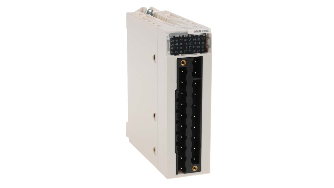 Modulo I/O PLC Schneider Electric, serie NLC-IO-6I-04QTP-01A, per Modicon M340, Analogico