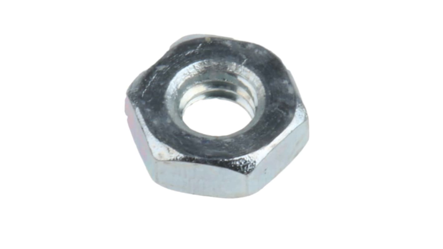 RS PRO Steel, Hex Nut, M2.5