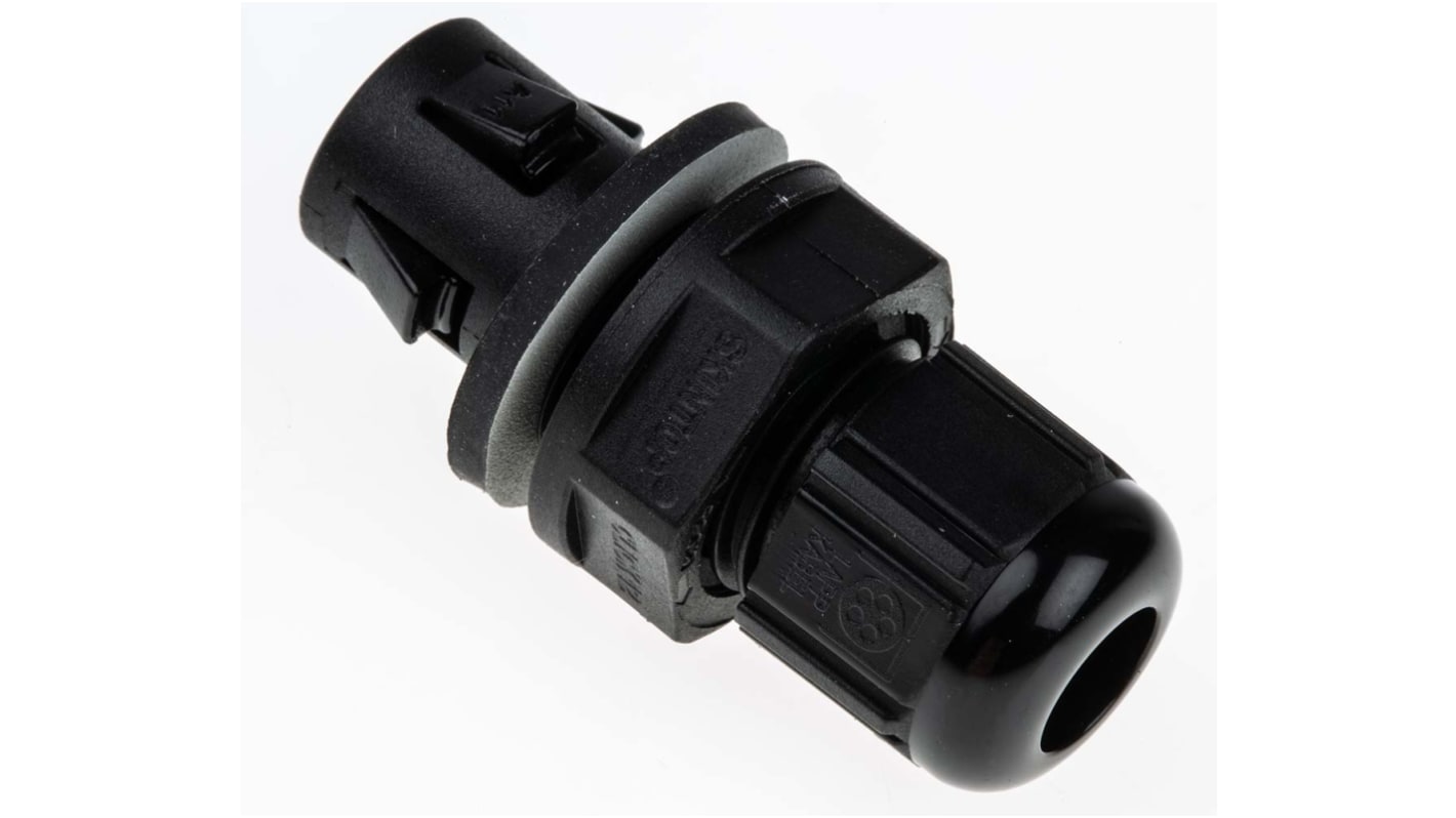 Lapp SKINTOP Series Black Polyamide Cable Gland, M12 Thread, 4.5mm Min, 7mm Max, IP68