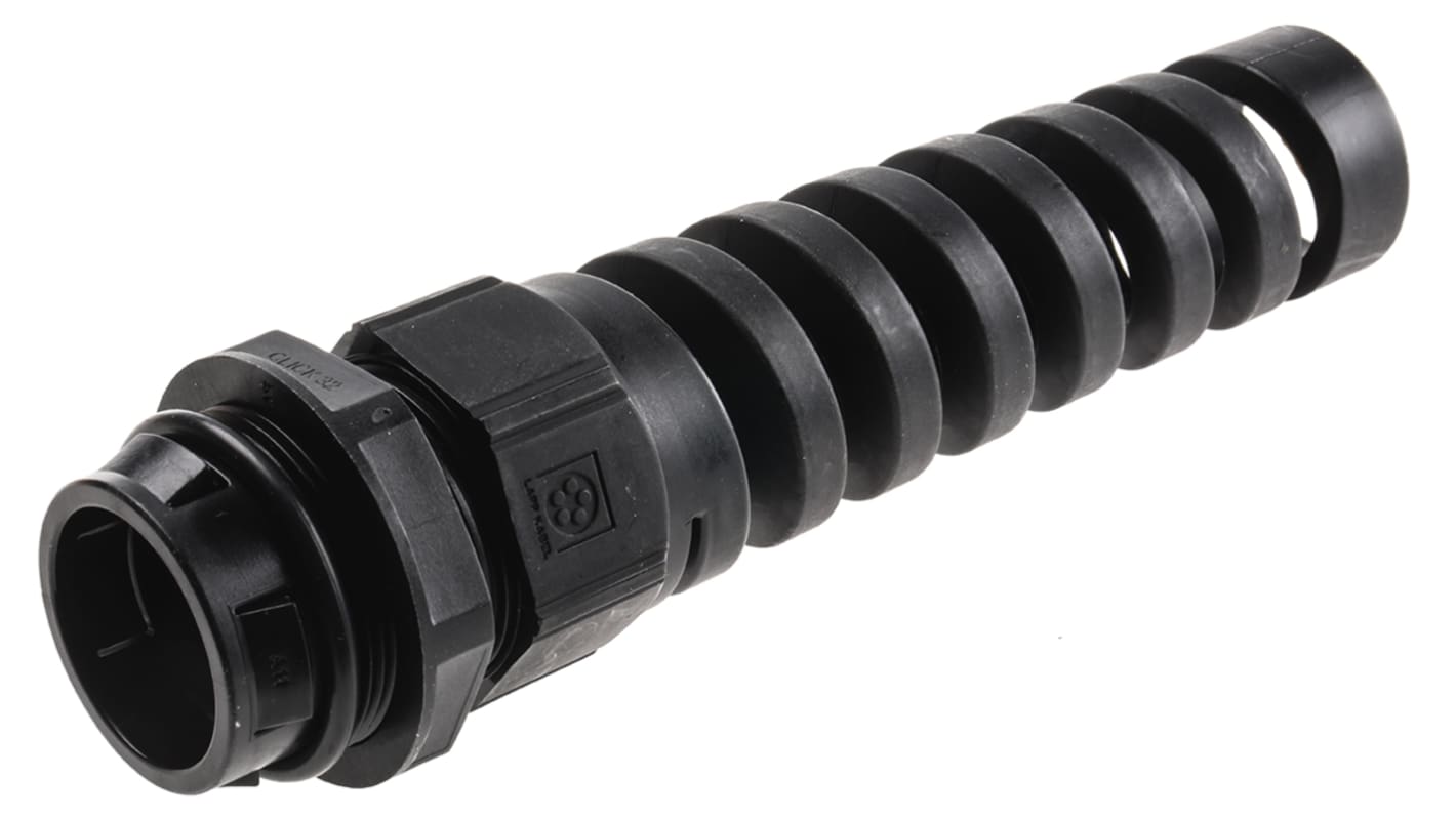 Lapp SKINTOP Series Black Polyamide Cable Gland, M32 Thread, 11mm Min, 21mm Max, IP68