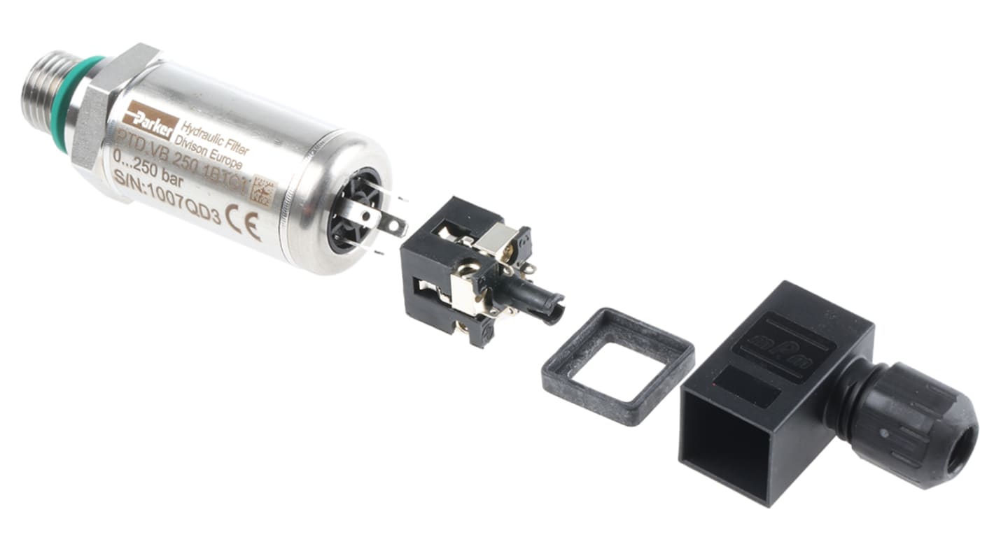 Parker Pressure Sensor, 0bar Min