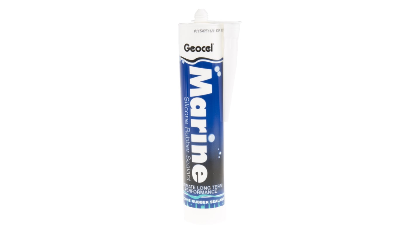 Mastic Dow Corning Geobond Marine, Blanc, Cartouche 310 ml, Acétoxy, +150°C max