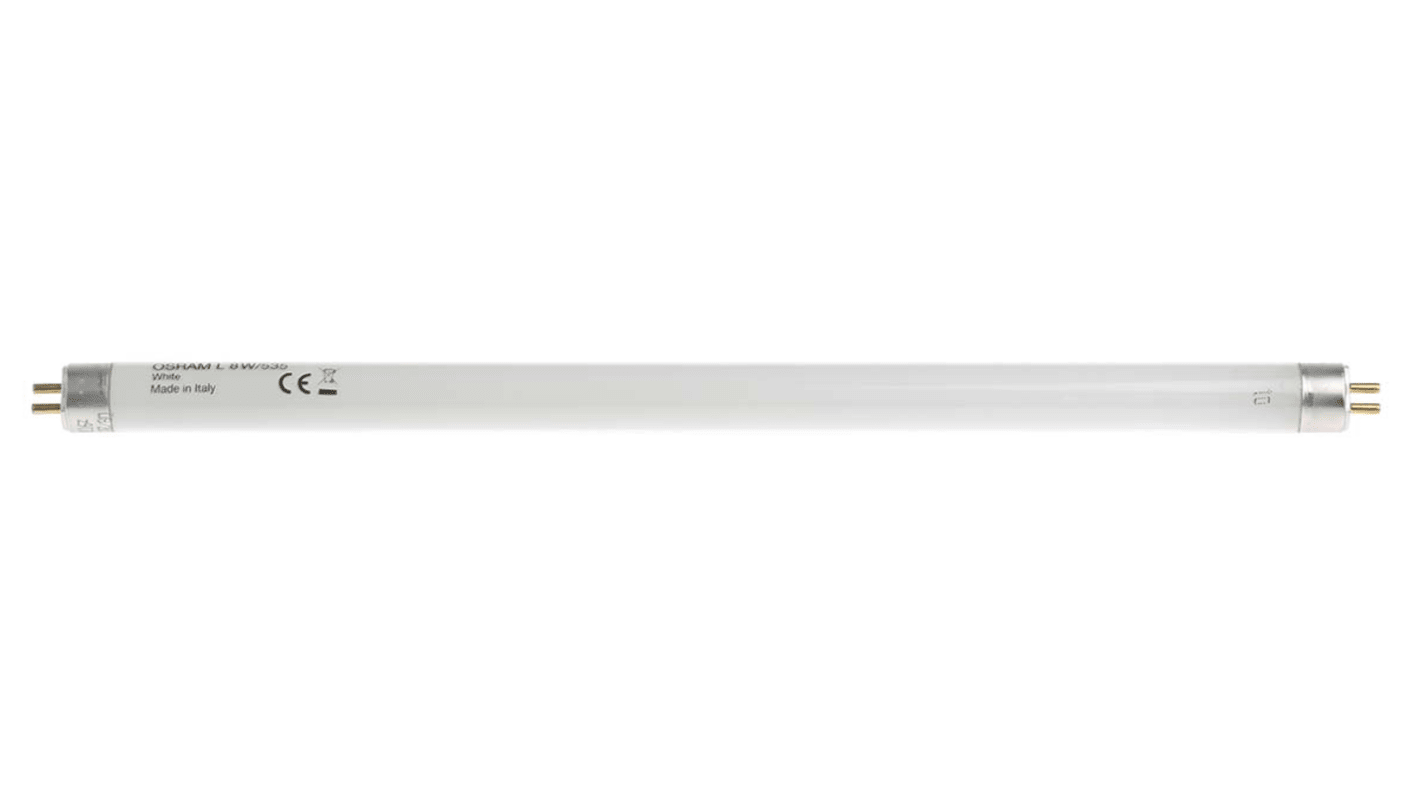 Tubo al neon T5 da 300mm, 8 W, 385 lm, col. 534 (Bianco), attacco G5