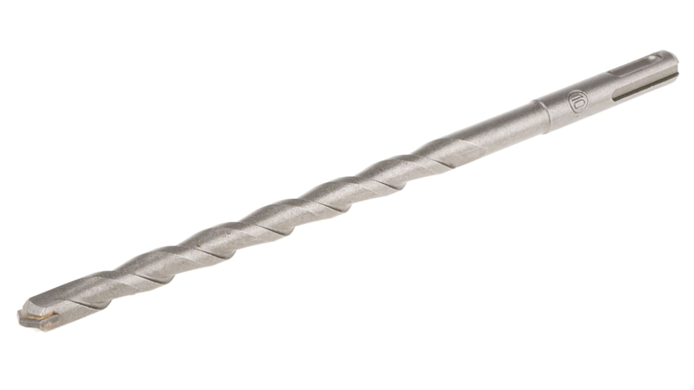 RS PRO Carbide Tipped SDS Plus Drill Bit for Masonry, 10mm Diameter, 210 mm Overall