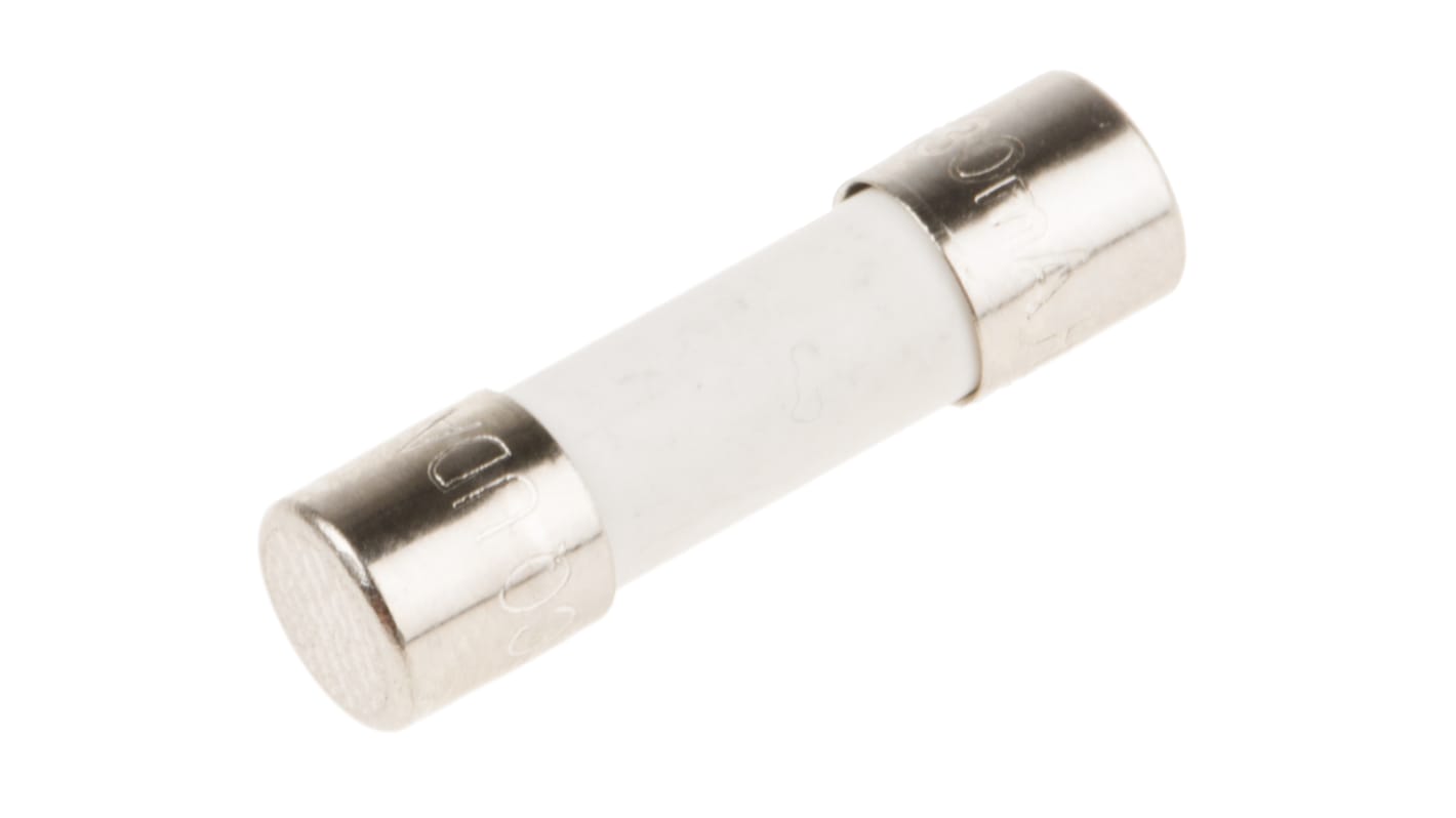 RS PRO 630mA T Ceramic Cartridge Fuse, 5 x 20mm