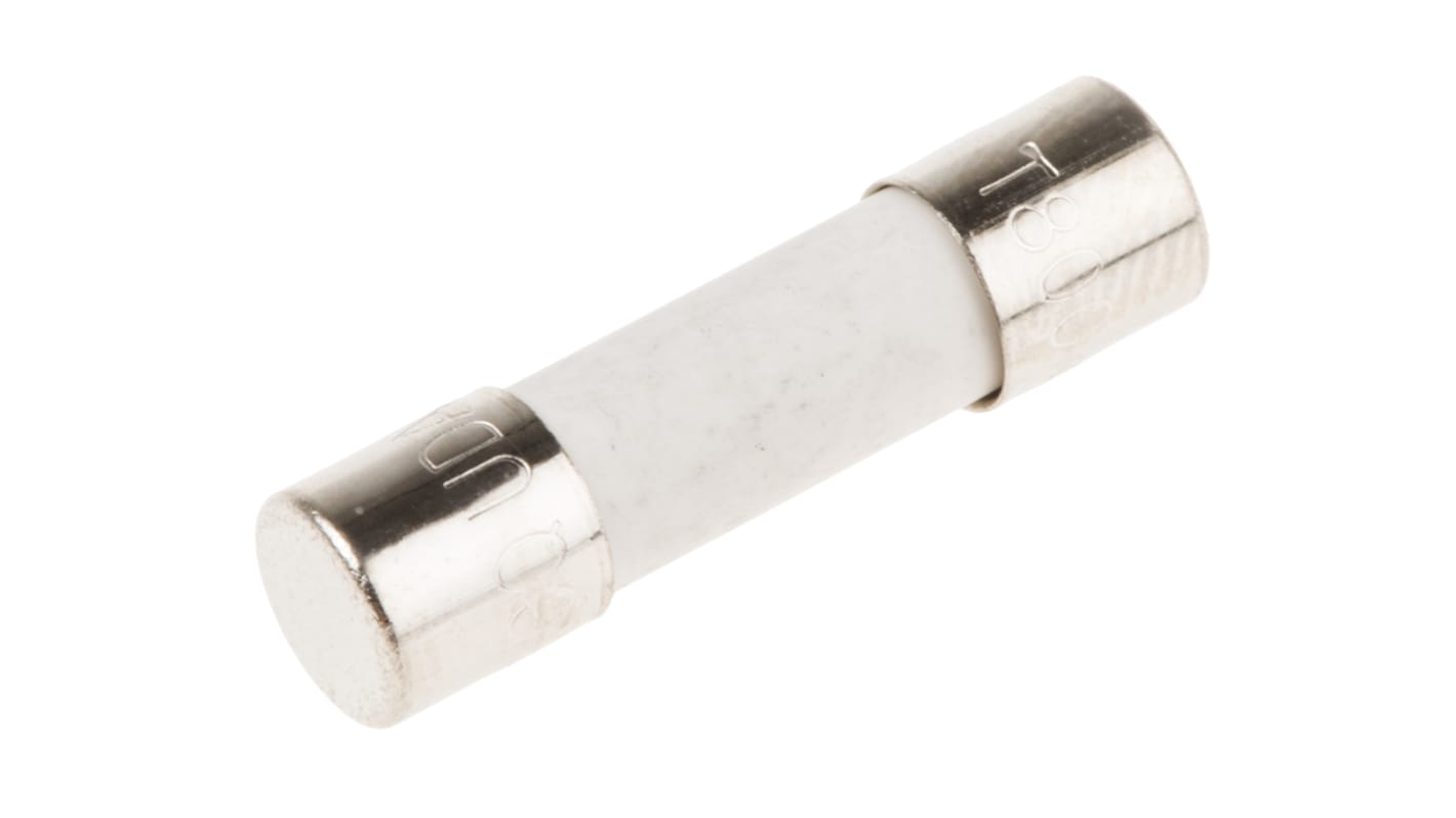 RS PRO 800mA T Ceramic Cartridge Fuse, 5 x 20mm